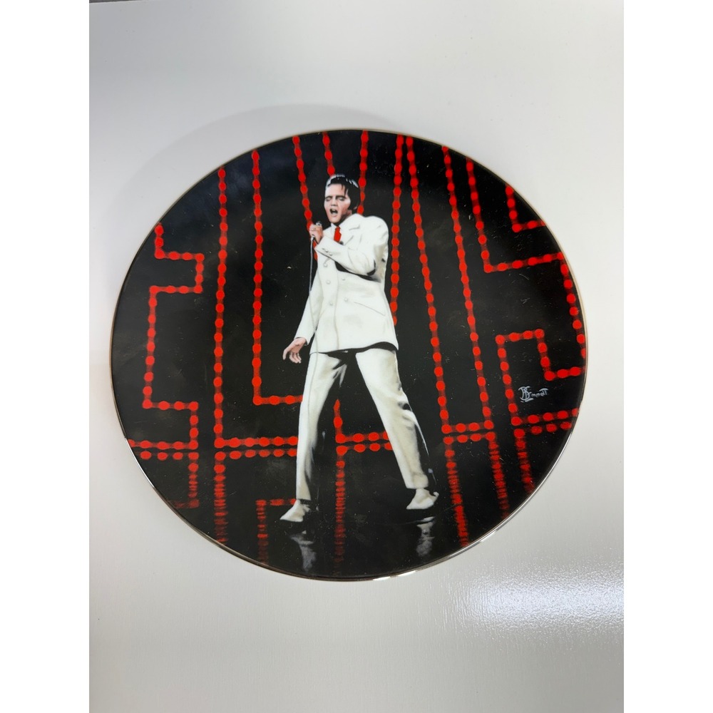 Elvis Presley If I Can Dream Delphi Collector Plate 1991 Bruce Emmett 8.5 inch